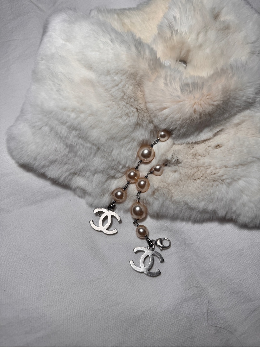 Chanel Rabbit Fur collar